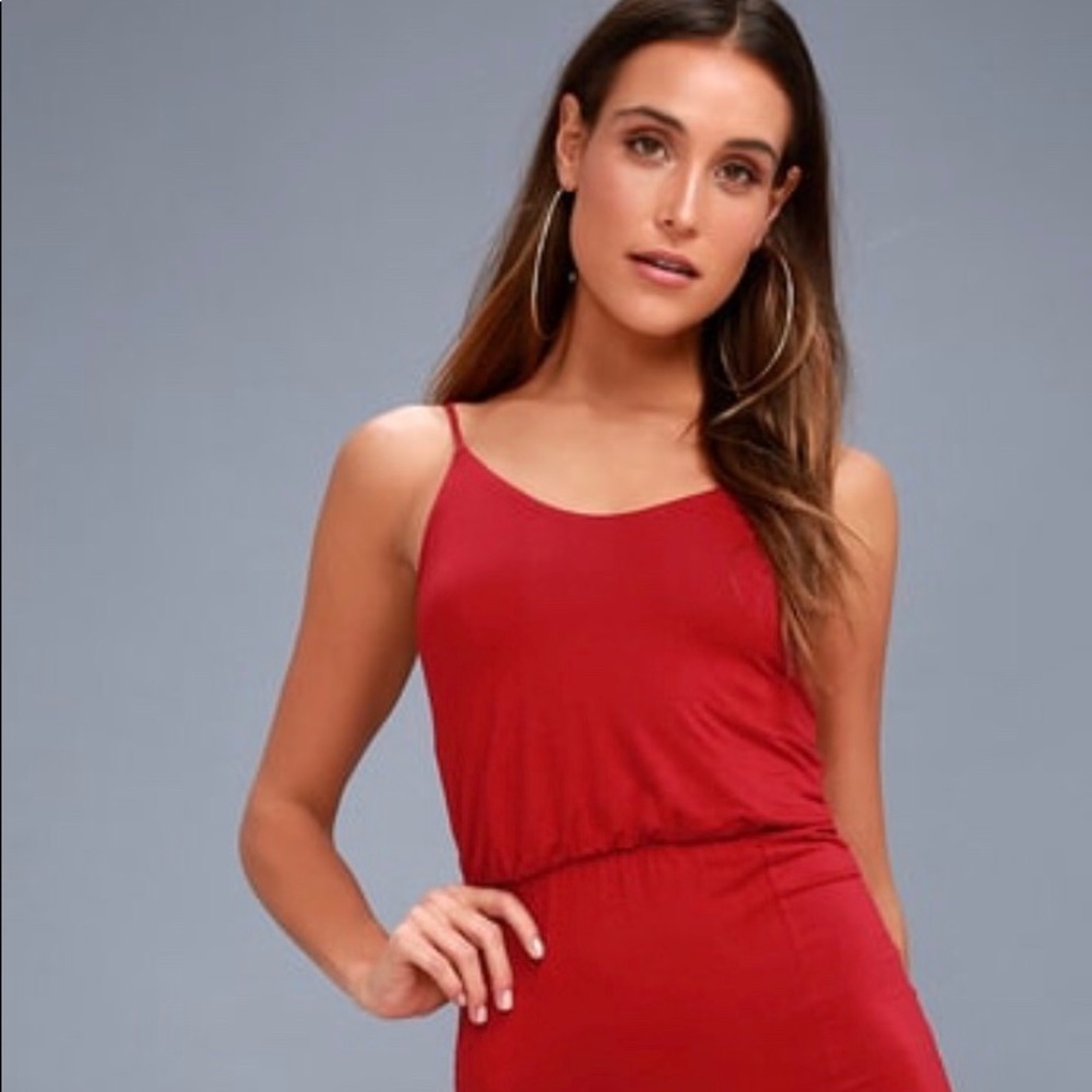 LuLu’s - WATCH THE SUNSET RED MAXI DRESS